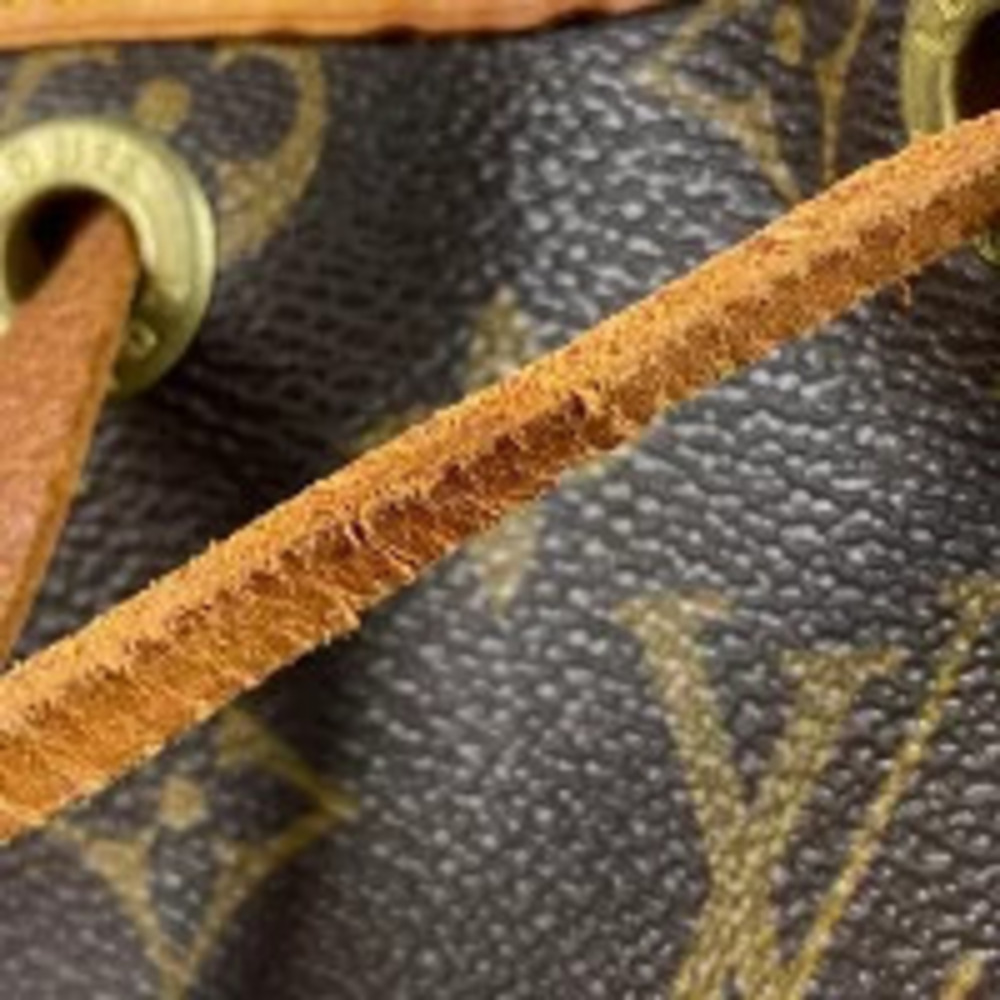 Louis Vuitton Noe Hobo Drawstring Shoulder Bag Monogram Brown - Picture 4 of 7